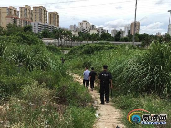 案发现场。(南海网记者高鹏摄)