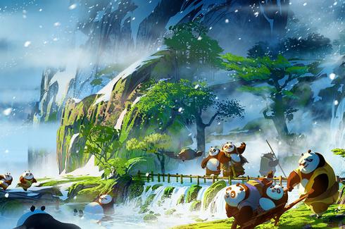 功夫熊猫3概念图绝美