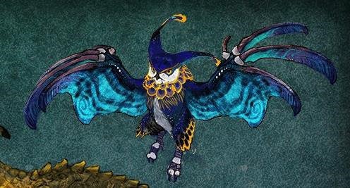 名叫Hororo-Horuru的新鸟翼龙类怪兽，会利用自己锋利的爪子和足从空中攻击敌人，并且会发出镭射式的声波攻击。