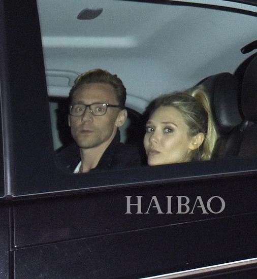 Elizabeth Olsen与Tom Hiddleston在伦敦夜间约会被拍