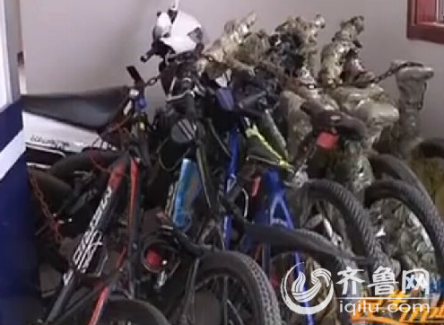 濟寧嘉祥的兩名高考生,因假期找不到合適的零工,竟產生了盜竊山地車的歪念頭。(視頻截圖)