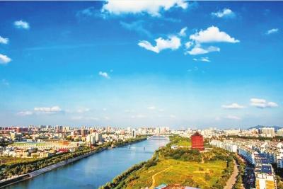 6月份，全省18个省辖市及10个省直管县(市)城市环境空气质量综合指数，信阳排名第一。