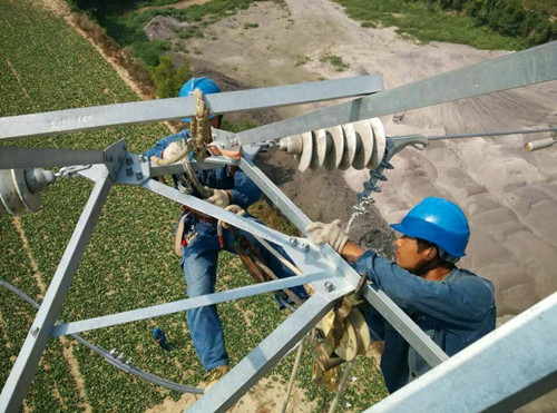 10千伏文堤線施工