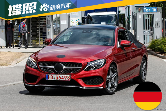 奔驰C级Coupe谍照再曝光 法兰克福首发