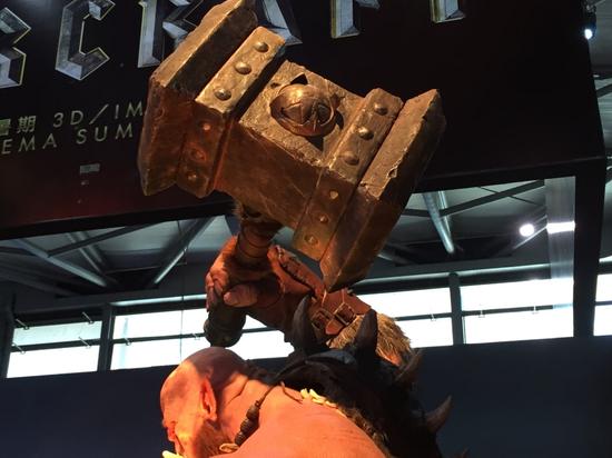 身临其境!探秘CJ暴雪游戏展台魔兽电影拍照区