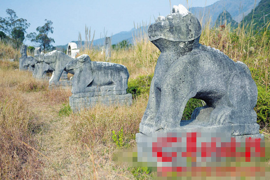靖江王陵石像生仪仗队