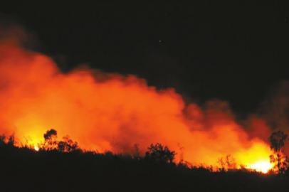 宜宾高县双河乡遭遇雷电天气并引发山林火情。