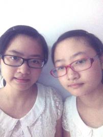 周怡周悦双胞胎姐妹。