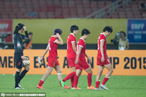 东亚杯-女足0-2落后追至2-2 遭绝杀2-3负朝鲜