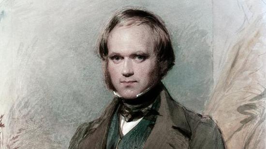 达尔文像，   George Richmond 画于1830年代。