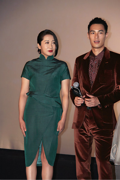 郭虹出席《新步步》首映 陈意涵