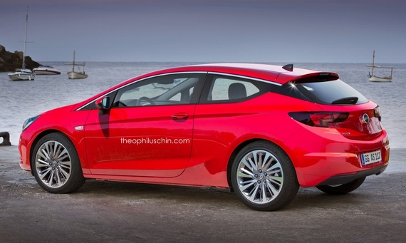 Opel Astra GTC render 02