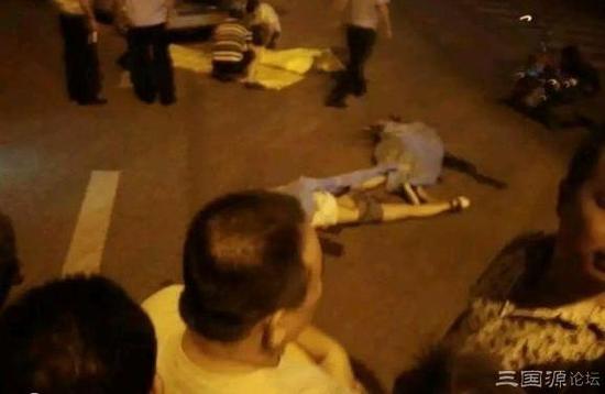 事故现场 图据三国源论坛