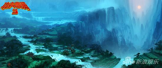 《功夫熊猫3》曝概念图 熊猫世界全景重现|熊猫