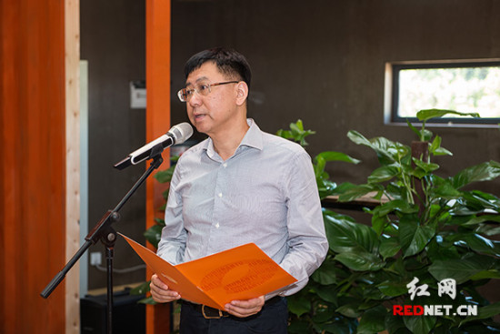 湖南广播电视台党委书记、台长吕焕斌致辞。