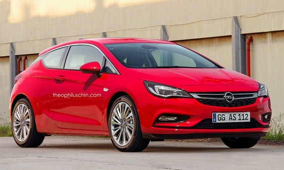 Opel Astra GTC render 01