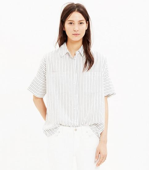 条纹衬衫：Madewell 约450RMB