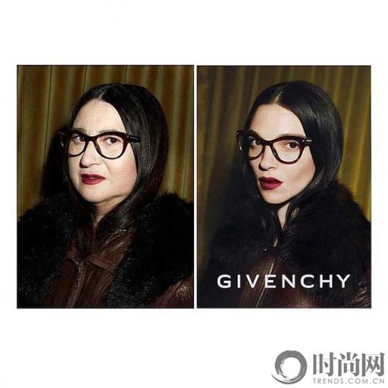 Givenchy的运动眼镜造型