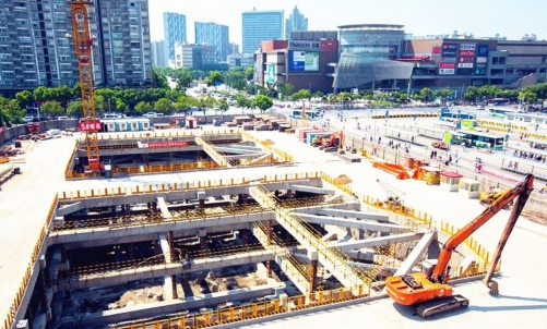 莘庄地铁交通枢纽项目开工南广场一年后开售住宅