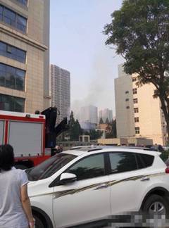 陕西省人民医院某办公楼发生火灾