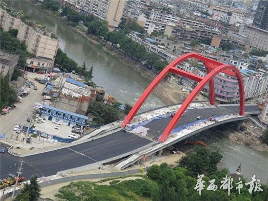 成都华阳通济桥本月建成通车