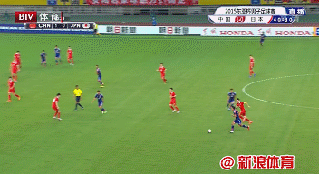 武藤雄树为日本队扳平比分GIF