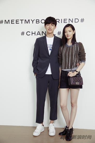 超模CP金大川和Cici也来到香奈儿BOY·FRIEND腕表新品发布会上