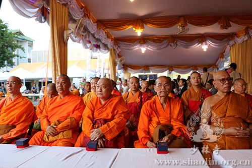 中泰两国僧众出席盘山北少林寺佛像迎请法会