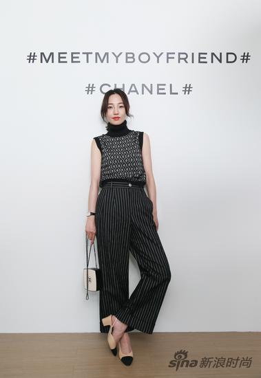 白百何也以帅气的装扮来到香奈儿BOY·FRIEND腕表发布会现场。