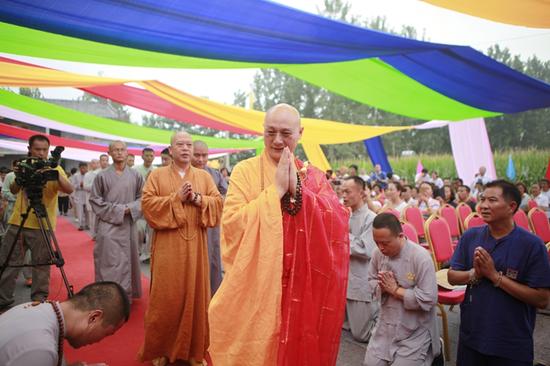 传喜法师主法心灵讲座及蒙山施食超荐法会