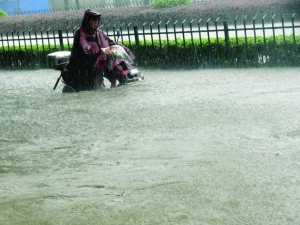 江苏沿江昨日成全国暴雨中心之一 南京多家商