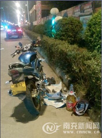 肇事摩托车