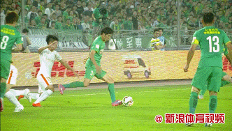 国安越位进攻破门 大将破坏单刀染黄|gif_中超_新浪竞技风暴_新浪网