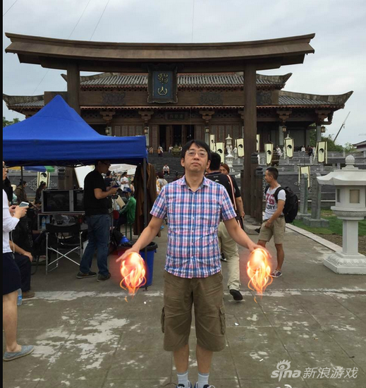 姚仙探班《云之凡》剧组 透露仙剑大电影信息