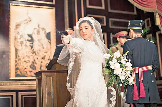 全智贤在戏中有不少动作场面。