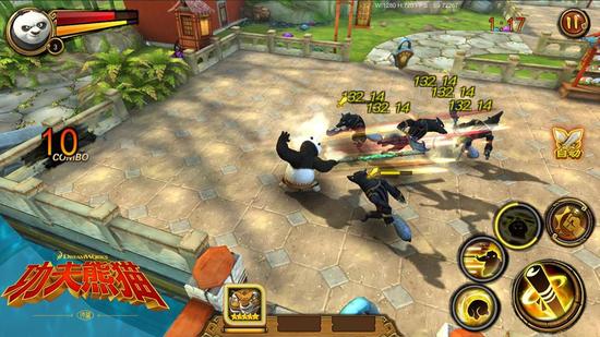 图4  棍法技能让黄色属性怪物闻风散胆