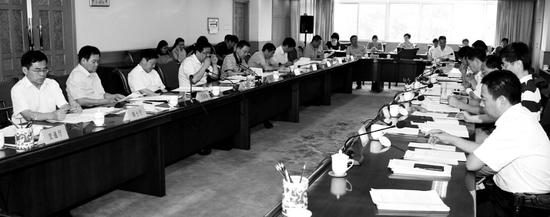 廳局齊聚討論環境治理問題