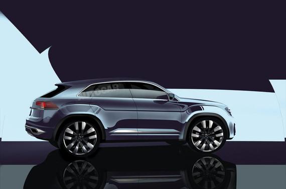 VW Tiguan Coupe R render