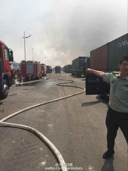 天津消防局负责人:应该不会再次爆炸
