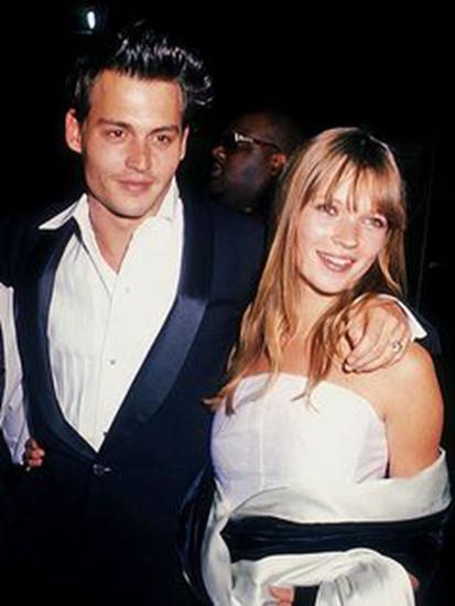 Kate Moss与Johnny Depp活动照