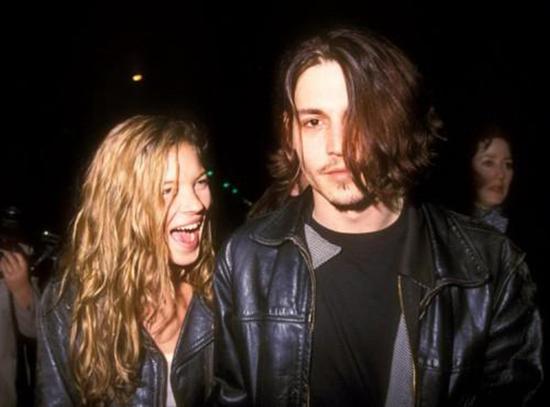 Kate Moss与Johnny Depp活动照2