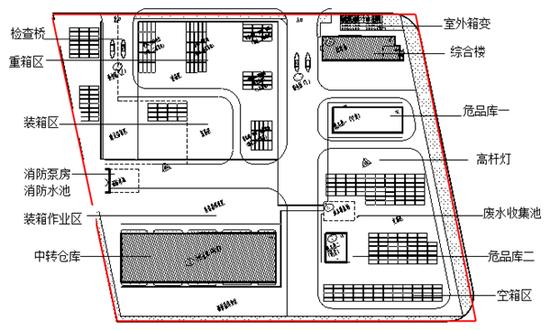 爆炸现场平面图
