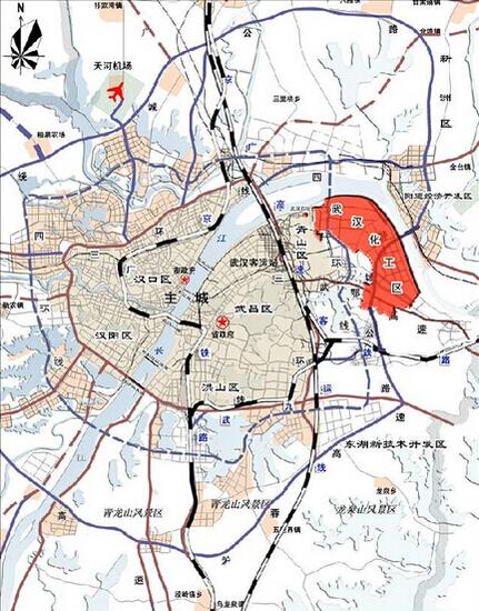 揭武汉工业区变迁:三环内再无化工企业(图)