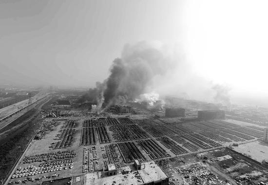 天津爆炸污染物向渤海扩散 暂未影响辽宁