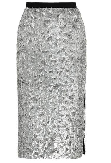 Burberry London 亮片绢网铅笔半身裙$2739.52