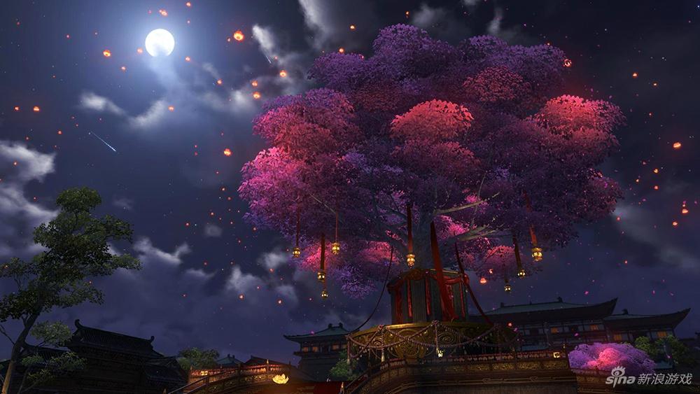 天涯明月刀七夕开封换新貌 许愿树烟火提前看