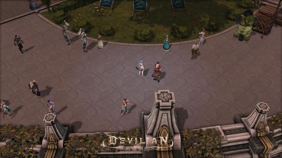 网游《恶魔契约》小萝莉带你逛碎石城_网络游