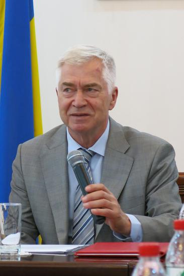 乌克兰驻华大使馆特命全权大使焦明•奥列格新闻发布会上致辞