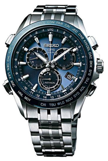 第六名： Seiko Astron GPS Solar Chronogrpah精工 阿斯特朗GPS 太阳能Chronogrpah