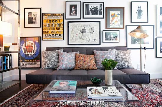 照片墙如何挂才能避免乡村十字绣的喜感